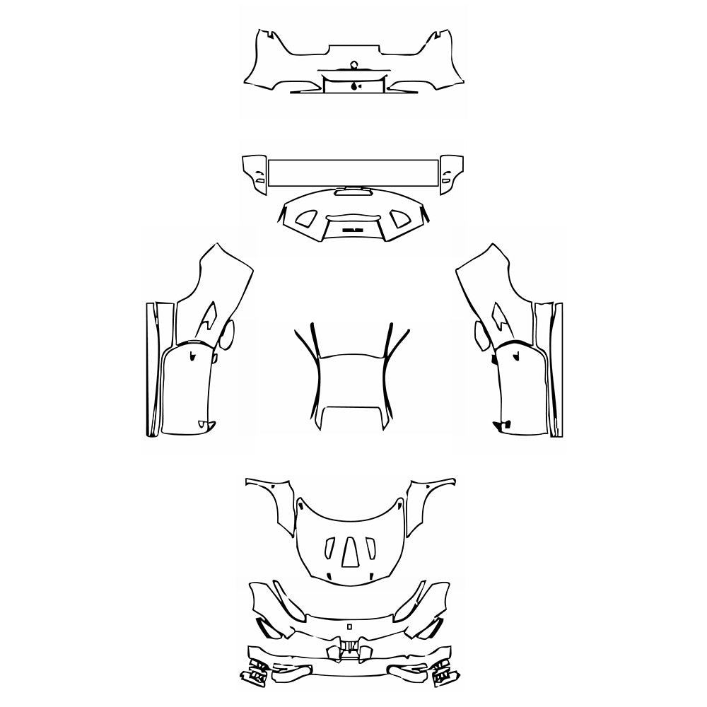Pre-Cut PPF Ferrari 488 Challenge 2018 - PPF-Kits