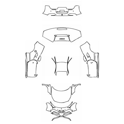Pre-Cut PPF Ferrari 488 GTB 2018 - PPF-Kits