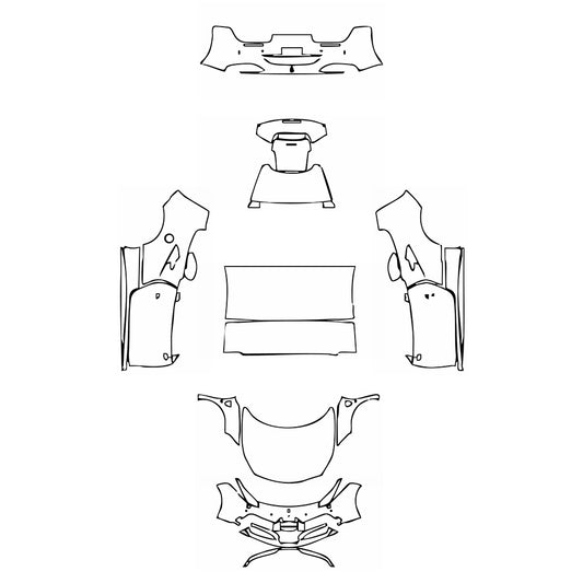 Pre-Cut PPF Ferrari 488 Spider 2015 - PPF-Kits
