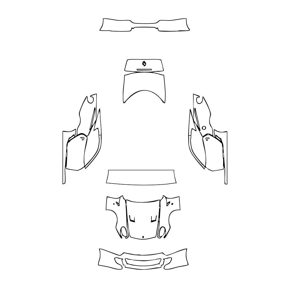 Pre-Cut PPF Ferrari 599 GTB Fiorano 2006 - PPF-Kits