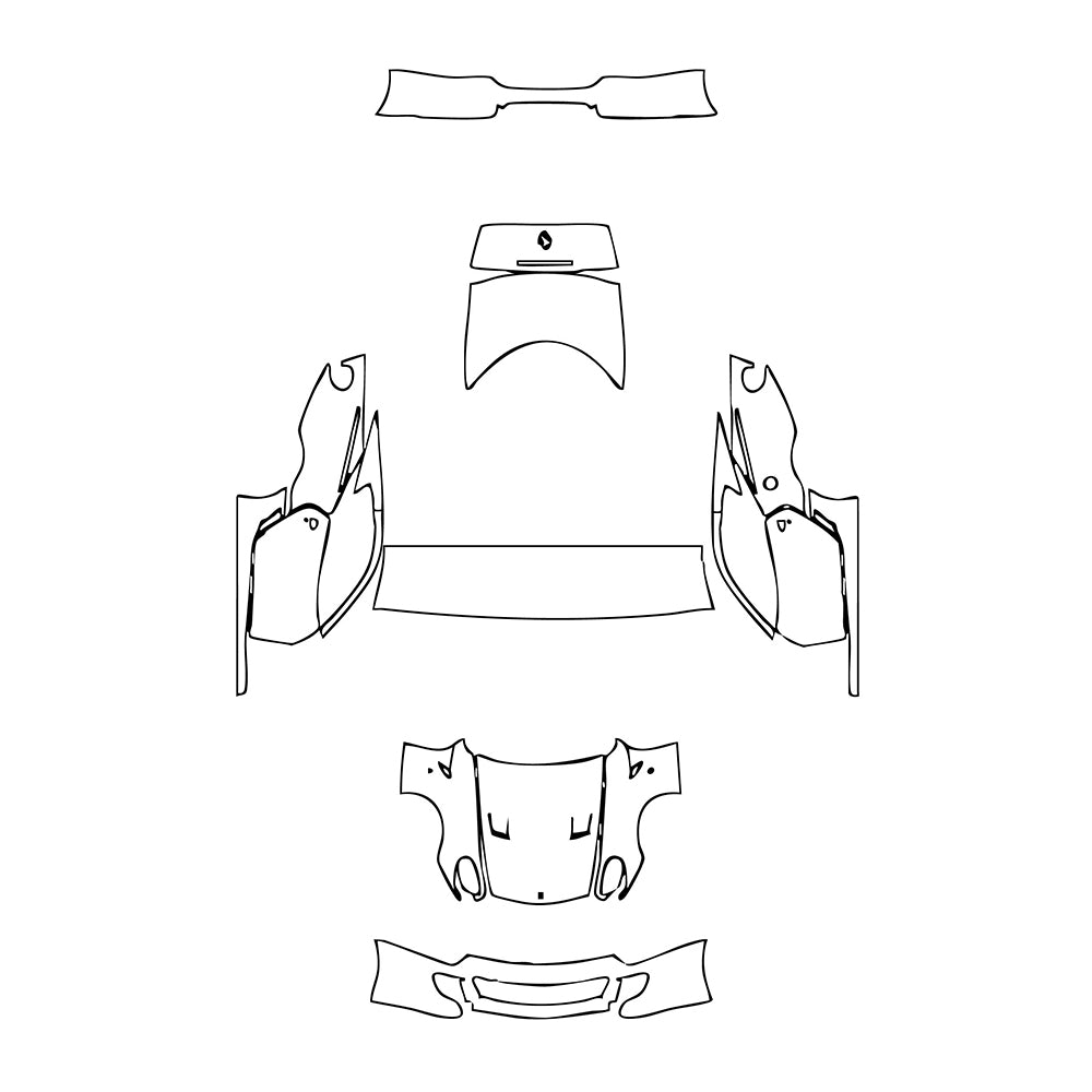 Pre-Cut PPF Ferrari 599 GTB Fiorano 2010 - PPF-Kits