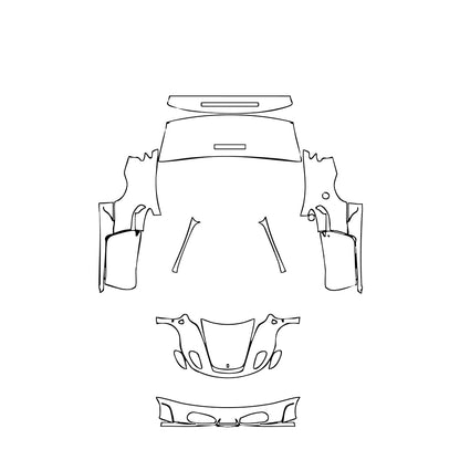 Pre-Cut PPF Ferrari F430 F430 Coupe 2010 - PPF-Kits