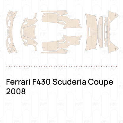 Voorgesneden PPF Ferrari F430 Scuderia Coupe 2008
