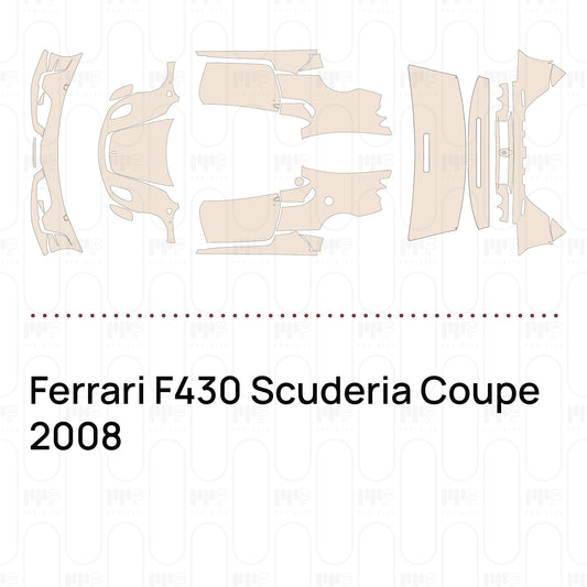 Voorgesneden PPF Ferrari F430 Scuderia Coupe 2008