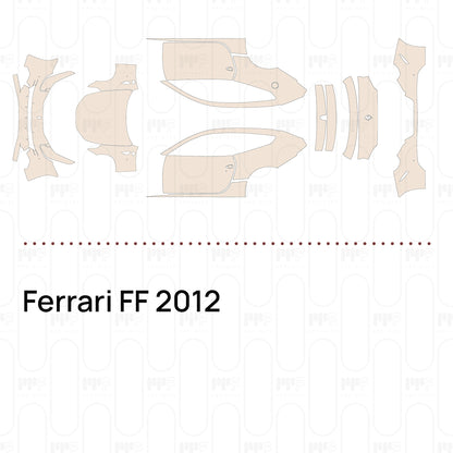 Voorgesneden PPF Ferrari FF 2012