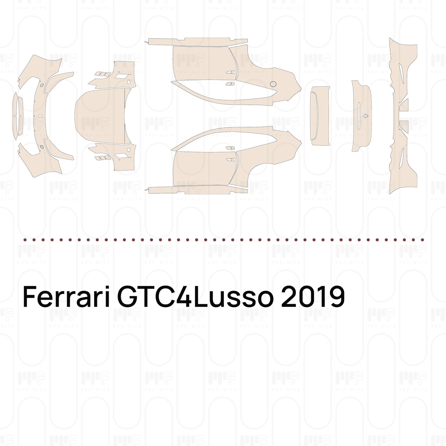 Voorgesneden PPF Ferrari GTC4Lusso 2019