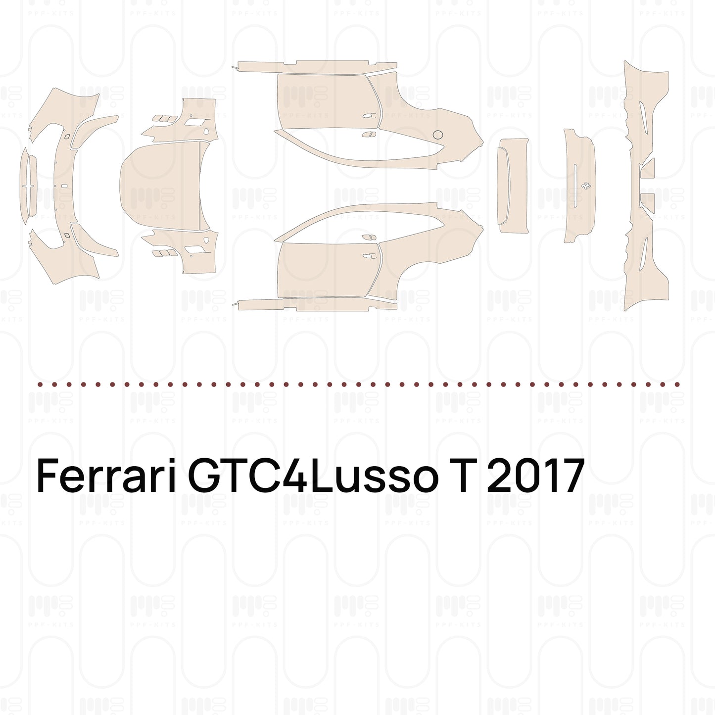 Voorgesneden PPF Ferrari GTC4Lusso T 2017