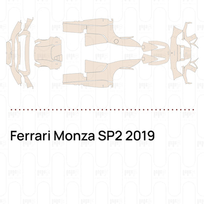 Voorgesneden PPF Ferrari Monza SP2 2019