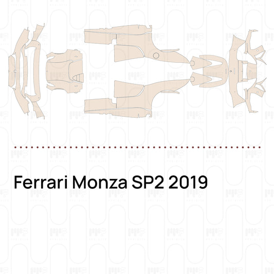 Voorgesneden PPF Ferrari Monza SP2 2019