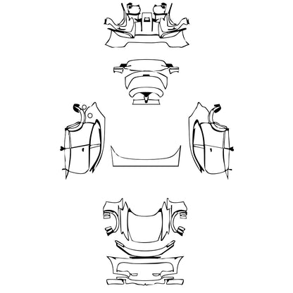 Pre-Cut PPF Ferrari Purosangue 2025 - PPF-Kits