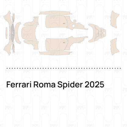 Voorgesneden PPF Ferrari Roma Spider 2025
