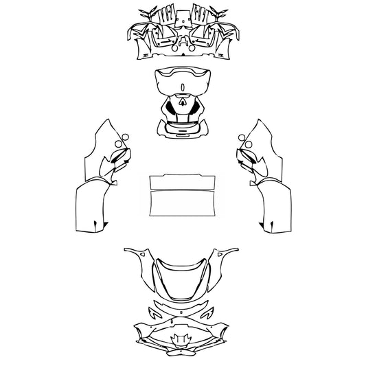 Pre-Cut PPF Ferrari SF90 Spider 2022 - PPF-Kits