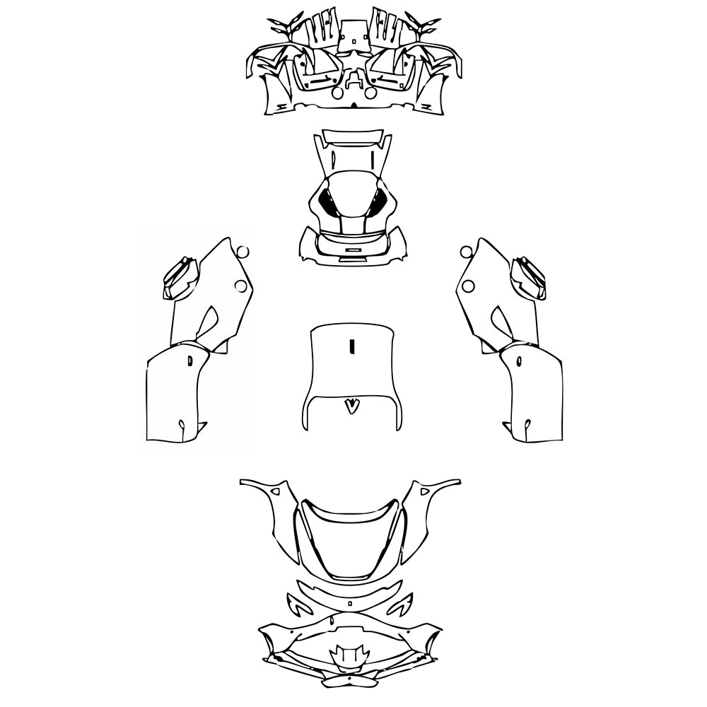 Pre-Cut PPF Ferrari SF90 Stradale 2022 - PPF-Kits