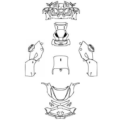 Pre-Cut PPF Ferrari SF90 Stradale 2024 - PPF-Kits