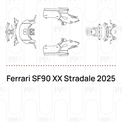 Voorgesneden PPF Ferrari SF90 XX Stradale 2025