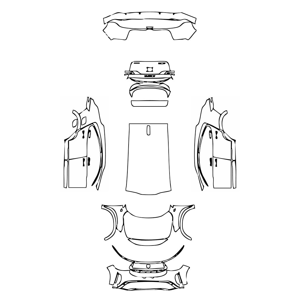 Pre-Cut PPF Fiat Fastback Abarth 2022 - PPF-Kits