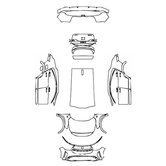 Pre-Cut PPF Fiat Fastback Abarth 2024 - PPF-Kits