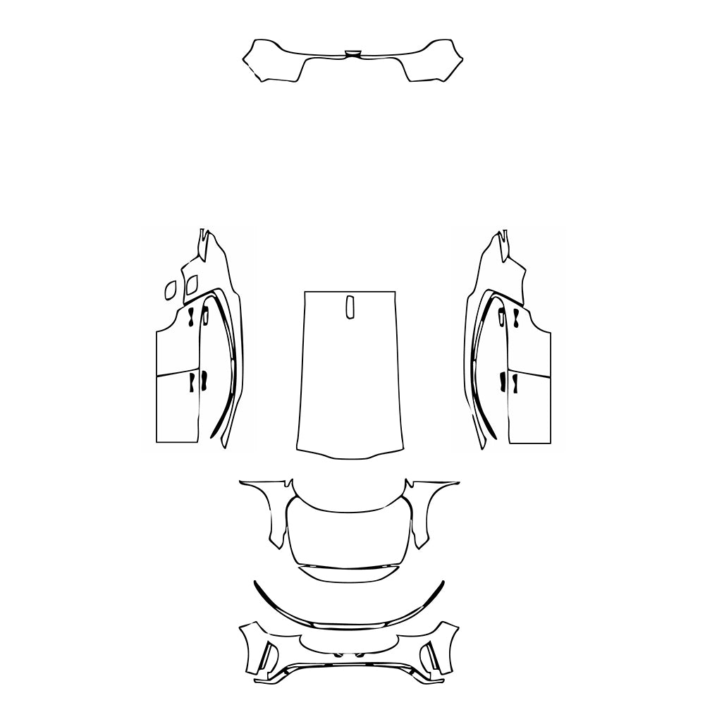 Pre-Cut PPF Fiat Fastback Base 2023 - PPF-Kits