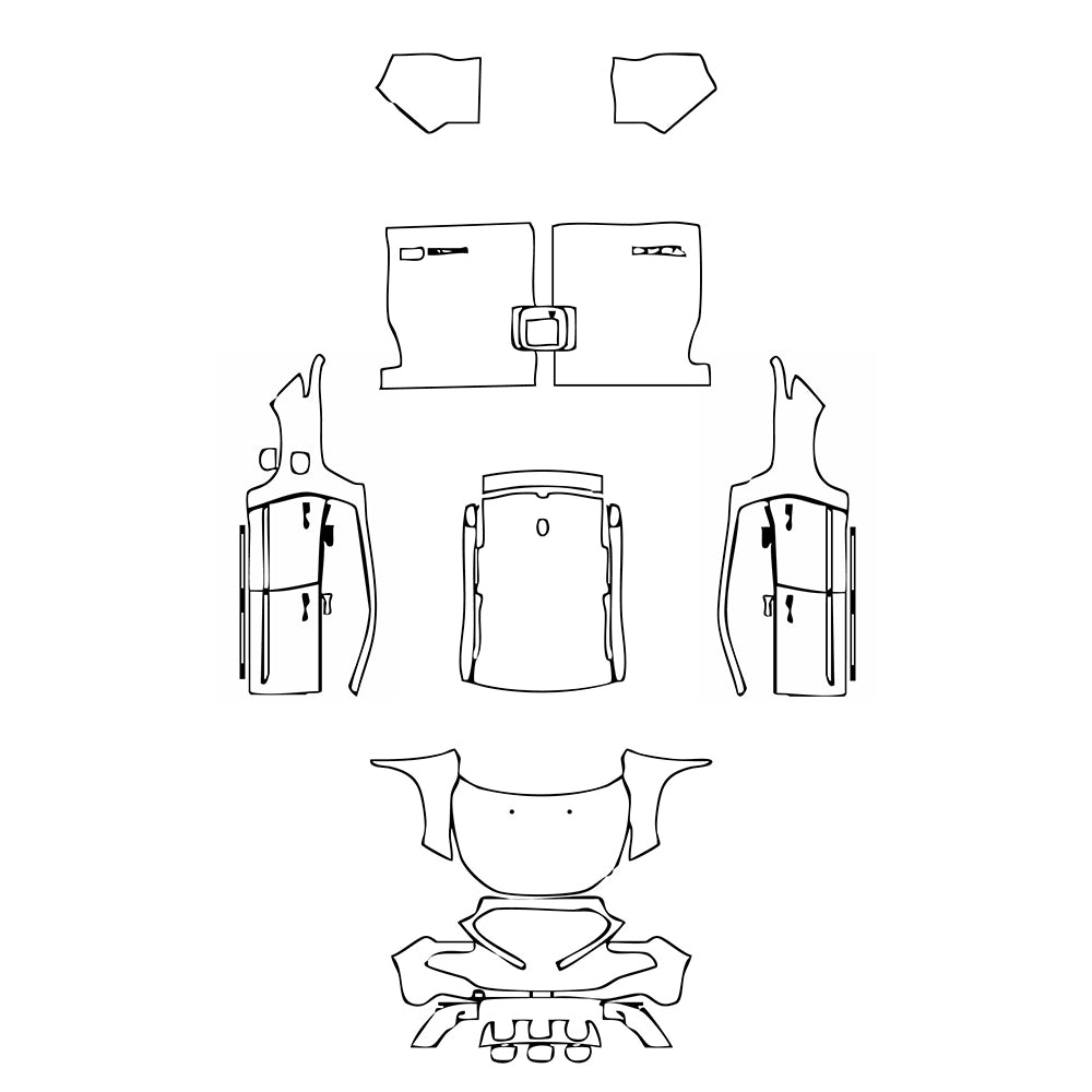 Pre-Cut PPF Fiat Toro 2023 - PPF-Kits