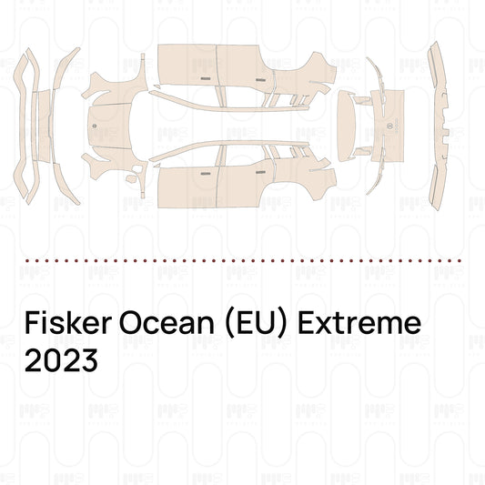 Fisker Ocean (EU) Extreme 2023 – Voorgesneden PPF-lakbeschermingsfolie