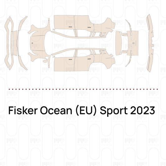 Fisker Ocean (EU) Sport 2023 – Voorgesneden PPF-lakbeschermingsfolie