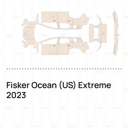 Voorgesneden PPF Fisker Ocean (US) Extreme 2023