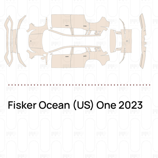 Fisker Ocean (US) One 2023 – Voorgesneden PPF-lakbeschermingsfolie
