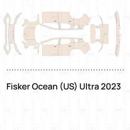 Voorgesneden PPF Fisker Ocean (US) Ultra 2023