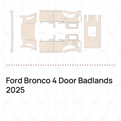 Voorgesneden PPF Ford Bronco 4 Door Badlands 2025