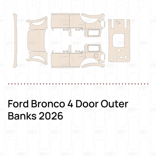 Voorgesneden PPF Ford Bronco 4 Door Outer Banks 2026
