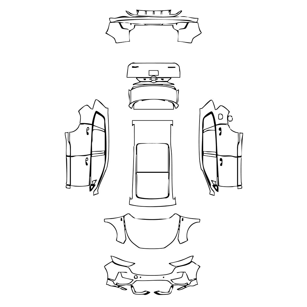 Pre-Cut PPF Ford EDGE ST-line 2022 - PPF-Kits