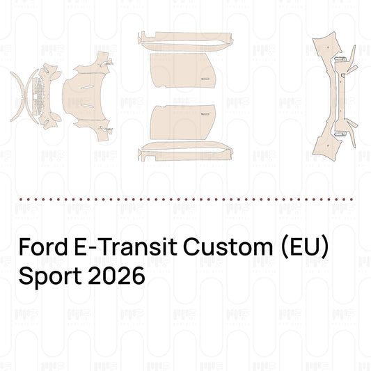 Voorgesneden PPF Ford E���Transit Custom (EU) Sport 2026