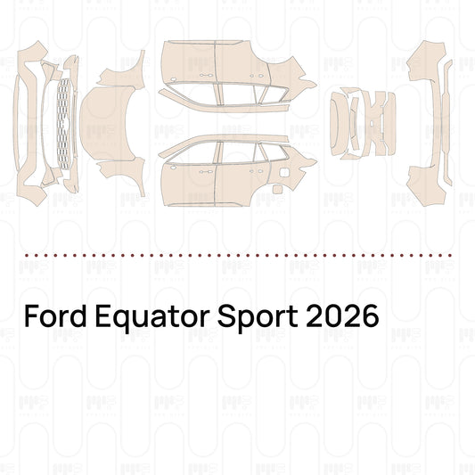 Voorgesneden PPF Ford Equator Sport 2026