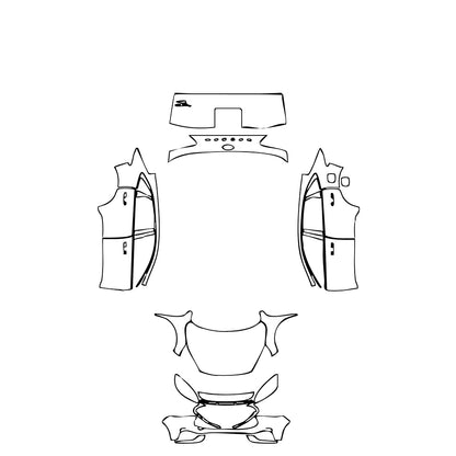 Pre-Cut PPF Ford Escape (CN) Base 2022 - PPF-Kits