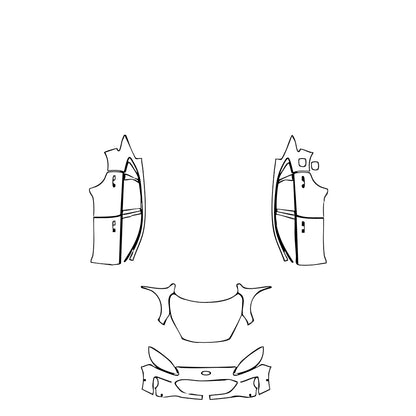 Pre-Cut PPF Ford Escape (US) SE 2022 - PPF-Kits