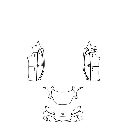 Pre-Cut PPF Ford Escape (US) SE 2022 - PPF-Kits