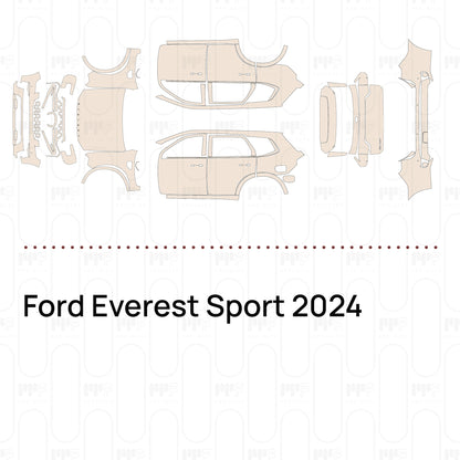 Voorgesneden PPF Ford Everest Sport 2024