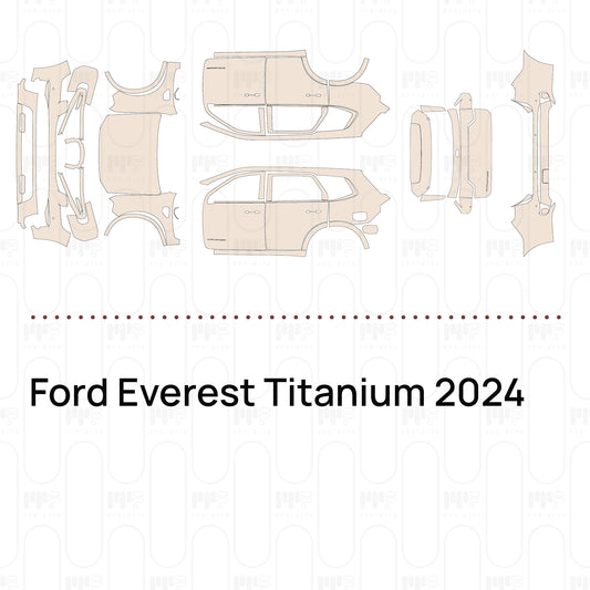 Voorgesneden PPF Ford Everest Titanium 2024