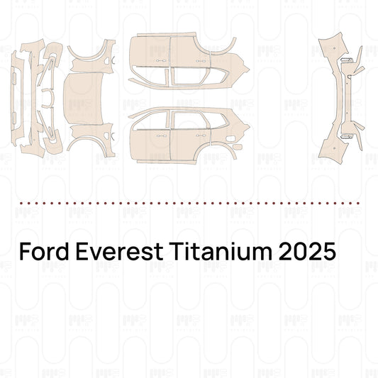 Voorgesneden PPF Ford Everest Titanium 2025