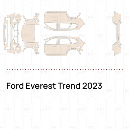 Voorgesneden PPF Ford Everest Trend 2023