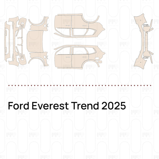 Voorgesneden PPF Ford Everest Trend 2025