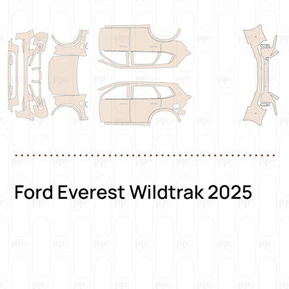 Voorgesneden PPF Ford Everest Wildtrak 2025