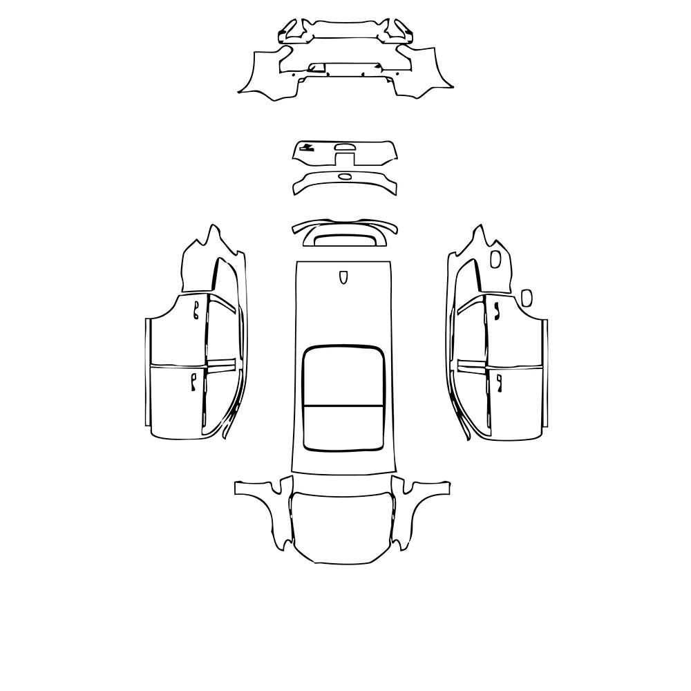 Pre-Cut PPF Ford Everest sport 2021 - PPF-Kits