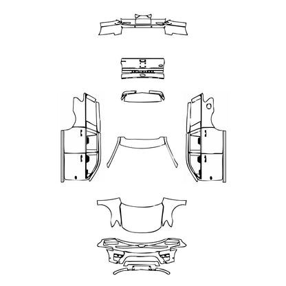 Pre-Cut PPF Ford Expedition Extended Wheelbase King Ranch 2022 - PPF-Kits