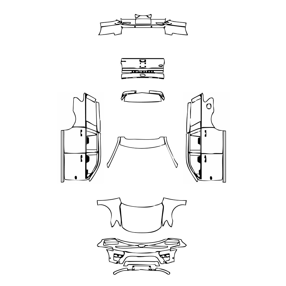 Pre-Cut PPF Ford Expedition Extended Wheelbase King Ranch 2023 - PPF-Kits