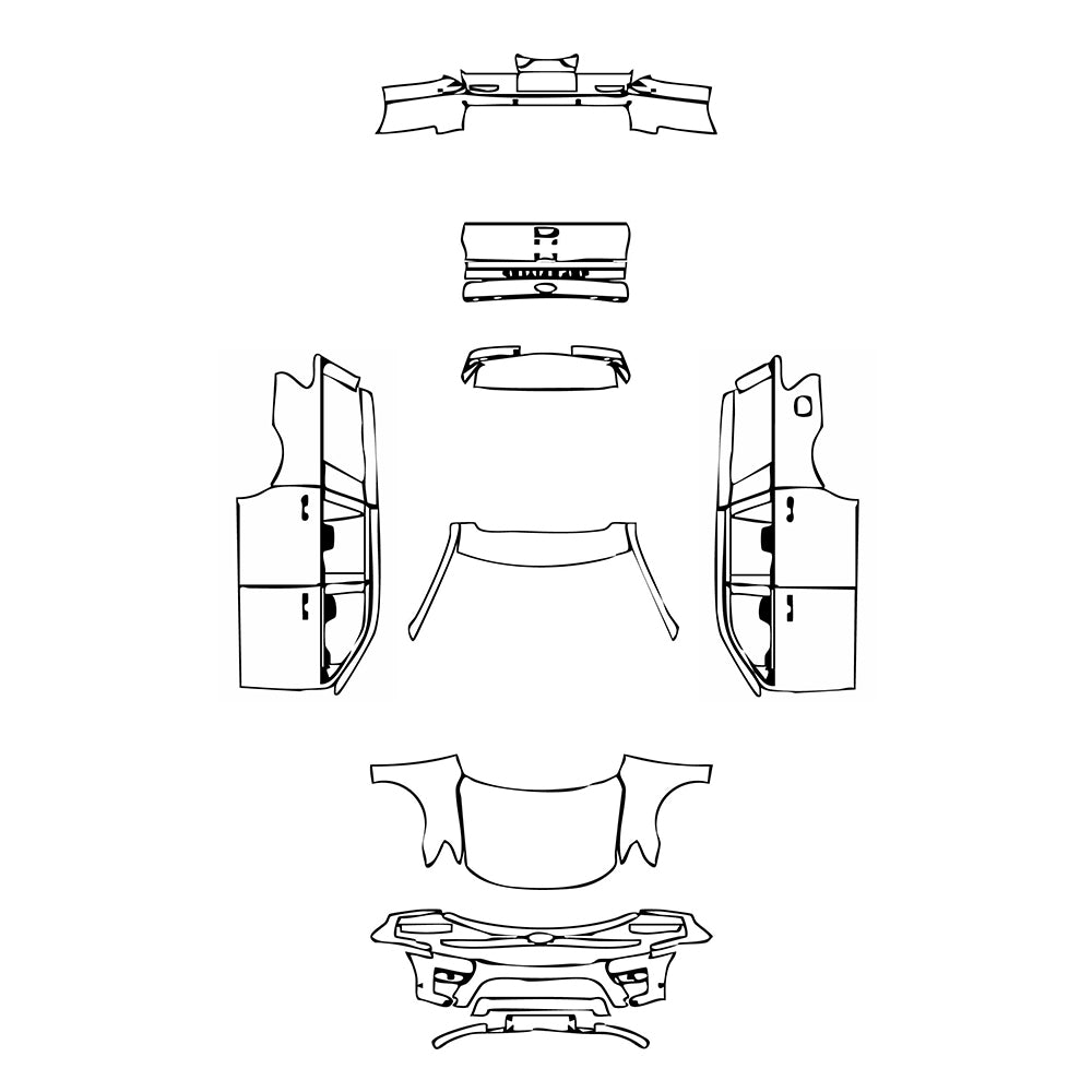 Pre-Cut PPF Ford Expedition Extended Wheelbase Limited 2022 - PPF-Kits