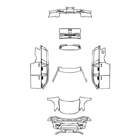 Pre-Cut PPF Ford Expedition Extended Wheelbase XLT 2023 - PPF-Kits