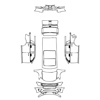 Pre-Cut PPF Ford Expedition Standard Wheelbase King Ranch 2020 - PPF-Kits