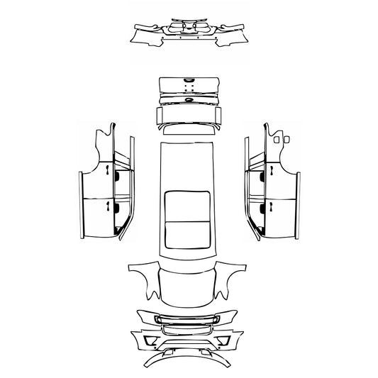 Pre-Cut PPF Ford Expedition Standard Wheelbase King Ranch 2021 - PPF-Kits