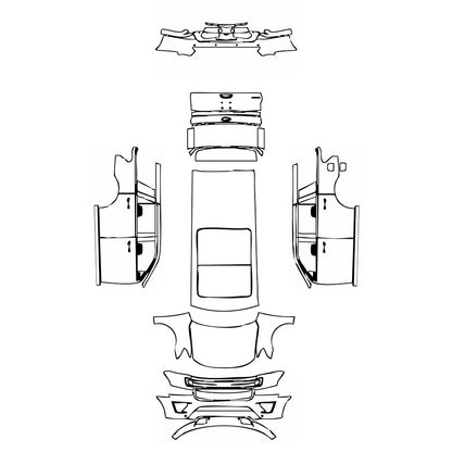 Pre-Cut PPF Ford Expedition Standard Wheelbase Limited 2018 - PPF-Kits